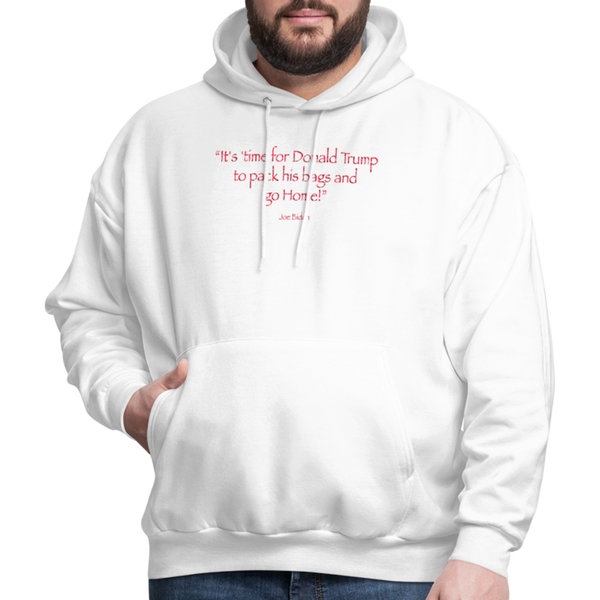 "Pack Your Bags..." Men's Hoodie - white