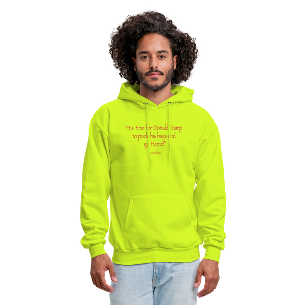 "Pack Your Bags..." Men's Hoodie - safety green