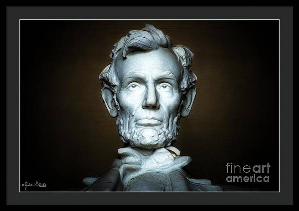 Statue of Abraham Lincoln #2 - Framed Print