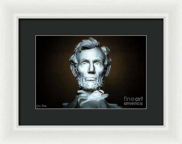 Statue of Abraham Lincoln #2 - Framed Print