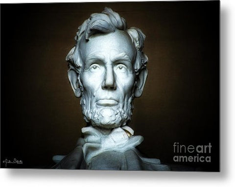 Statue of Abraham Lincoln #2 - Metal Print