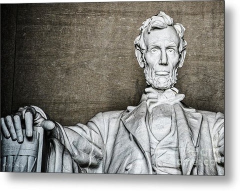 Statue of Abraham Lincoln #6 - Metal Print