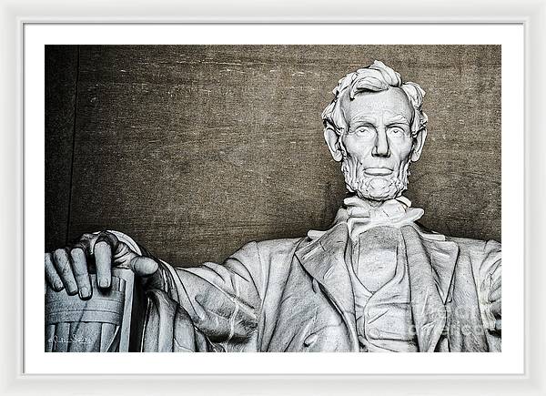 Statue of Abraham Lincoln #6 - Framed Print