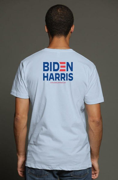 "Running with the Dems" Biden/Harris pocket tee