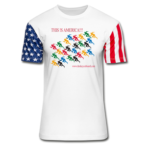 This is America! Unisex Stars & Stripes T-Shirt - white