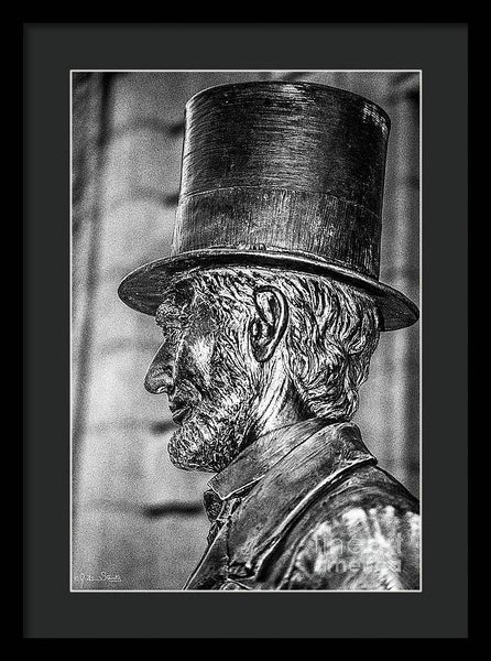 Statue Of Abraham Lincoln #4  - Framed Print