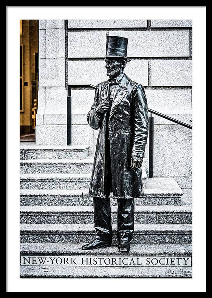 Statue Of Abraham Lincoln #6 - Framed Print