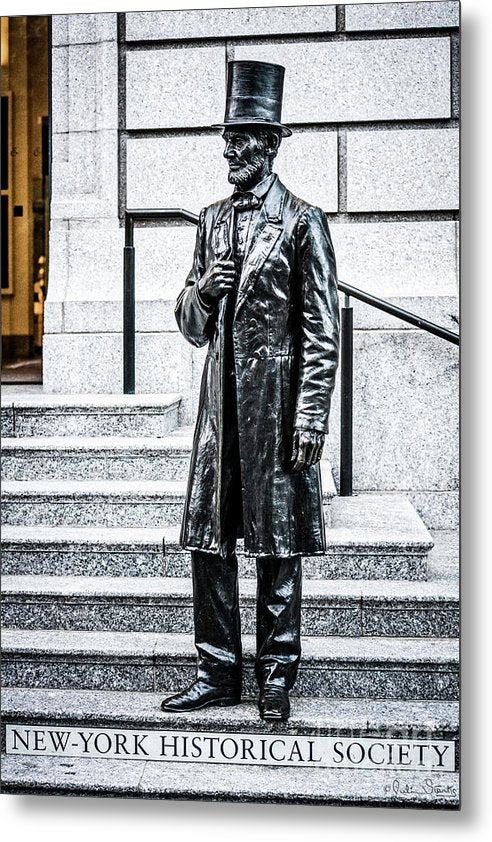 Statue Of Abraham Lincoln #6 - Metal Print