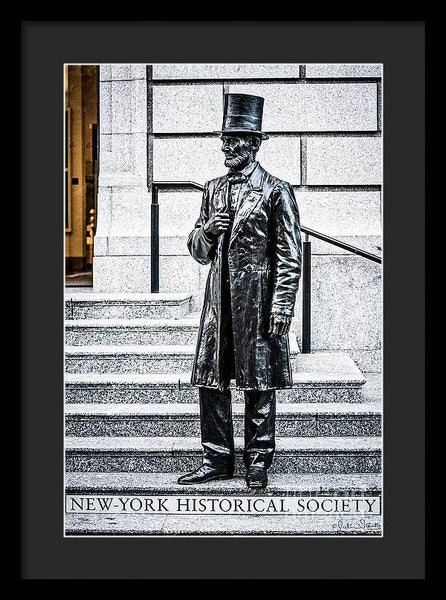 Statue Of Abraham Lincoln #6 - Framed Print