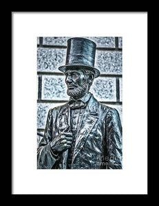 Statue Of Abraham Lincoln #7 - Framed Print