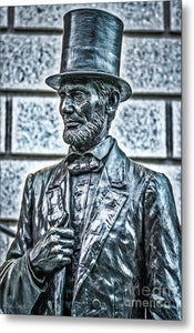 Statue Of Abraham Lincoln #7 - Metal Print