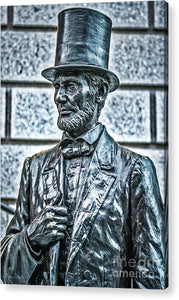 Statue Of Abraham Lincoln #7 - Acrylic Print
