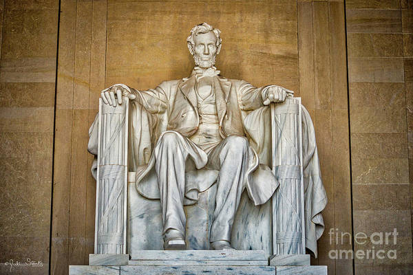 Statue Of Abraham Lincoln - Lincoln Memorial #8 - Art Print