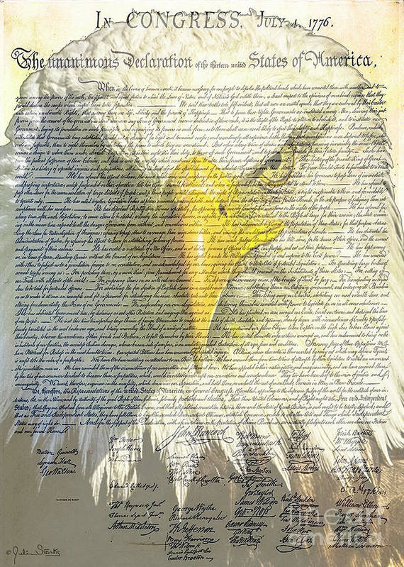 The Declaration of Independence #2 - Art Print