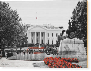 The White House #1 - Wood Print