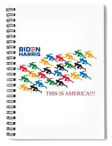 This is America - Spiral Notebook - DONKEY ON BOARD
