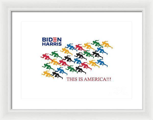 This is America - Framed Print - DONKEY ON BOARD